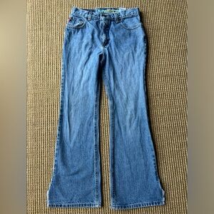 Vintage 90s Mudd Flare Jeans Low Rise - Size 14 GIRLS - /8” Waist